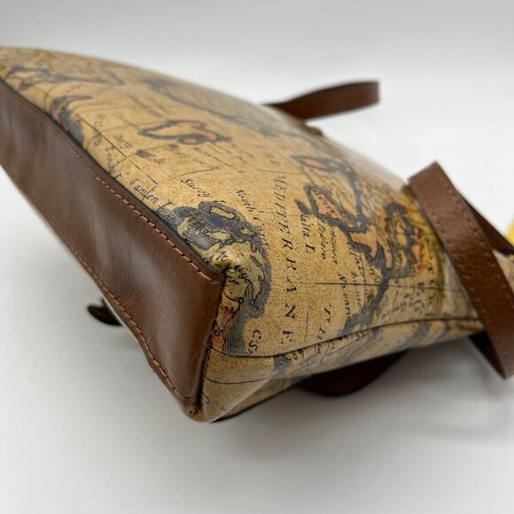 Patricia Nash European Mapprint Kirby Crossbody Bag - Picture 6 of 12